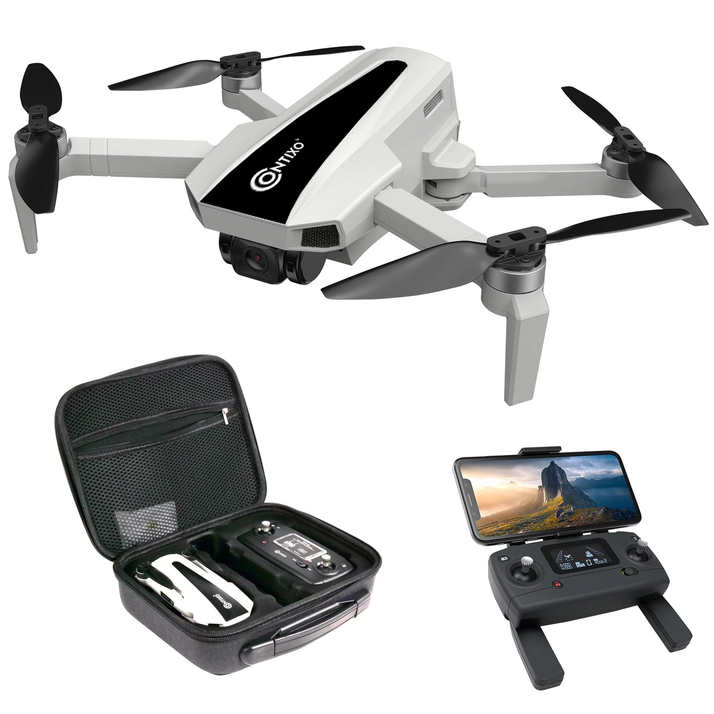 F31 Pro Drone with Camera 4K - Foldable, GPS, Adults and Beginners with 2.5K Wifi