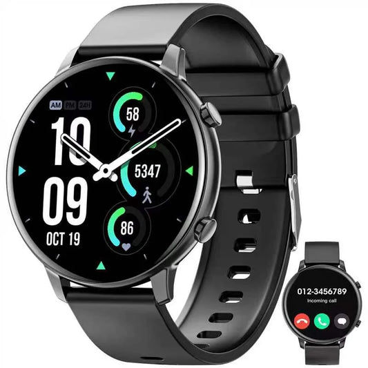 2024 New Men'S Smartwatch, 1.39-Inch Tft Screen, Answering and Making Calls, Multiple Fitness and Exercise Modes, Suitable for Android Ios Phones (Black)