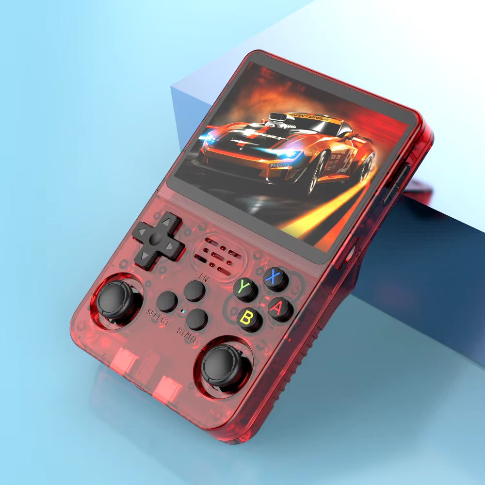 Retro R36S Handheld Game Console - Open Source Linux, 3.5" IPS Screen, 64GB/128GB Games, Portable Gaming on the Go!