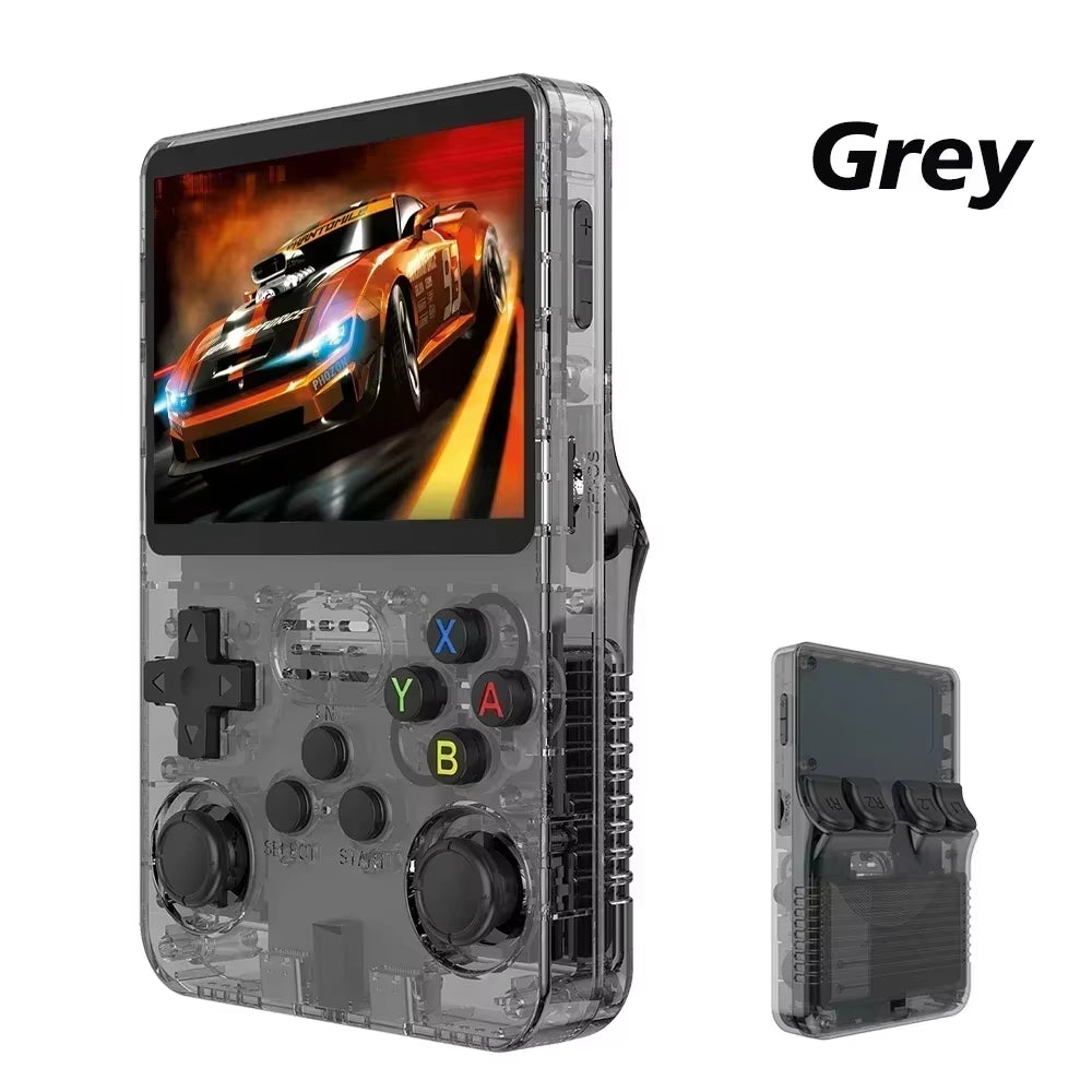 Retro R36S Handheld Game Console - Open Source Linux, 3.5" IPS Screen, 64GB/128GB Games, Portable Gaming on the Go!