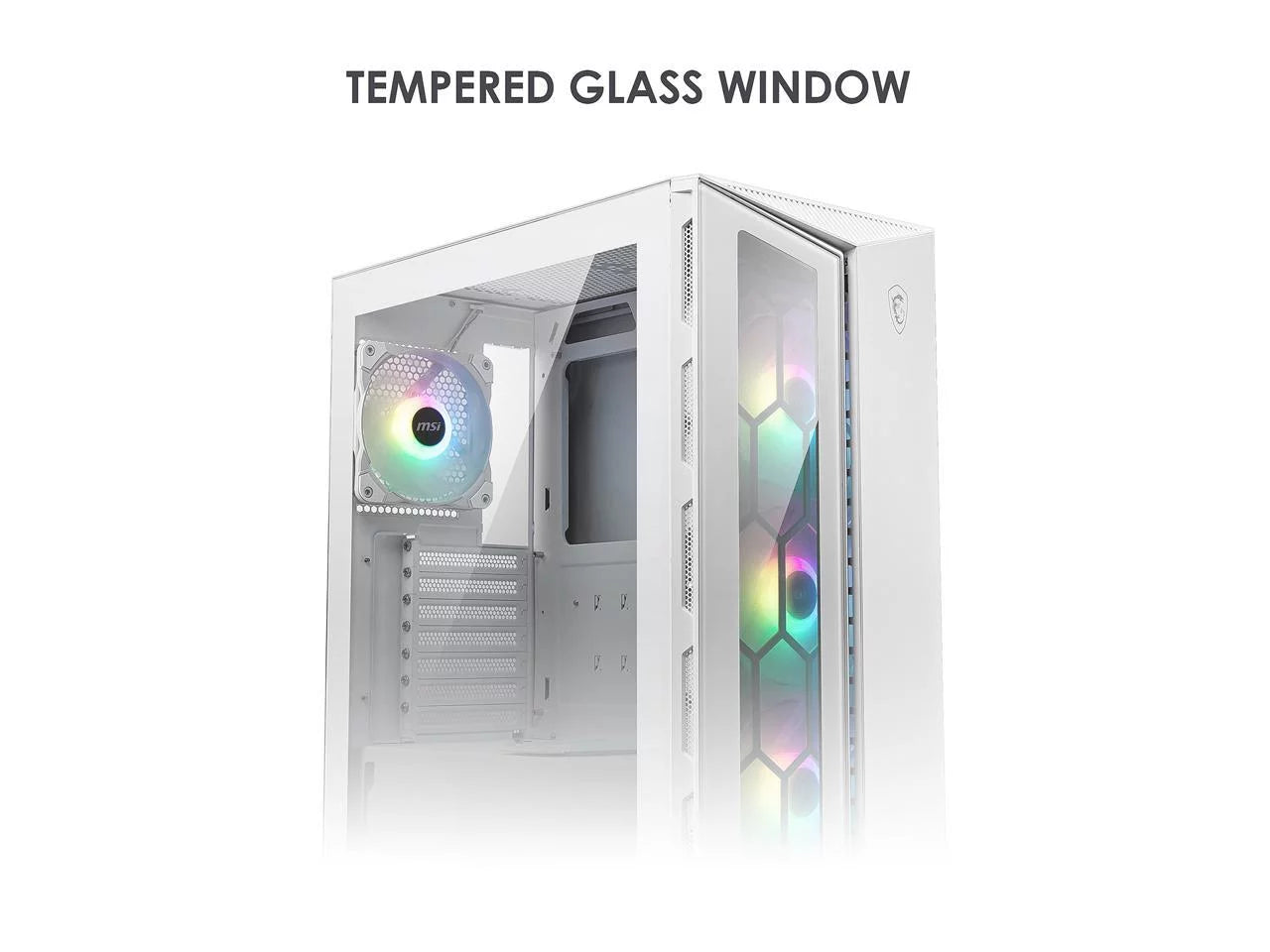 MPG GUNGNIR 110R White ABS / SPCC / Tempered Glass ATX Mid Tower Computer Case