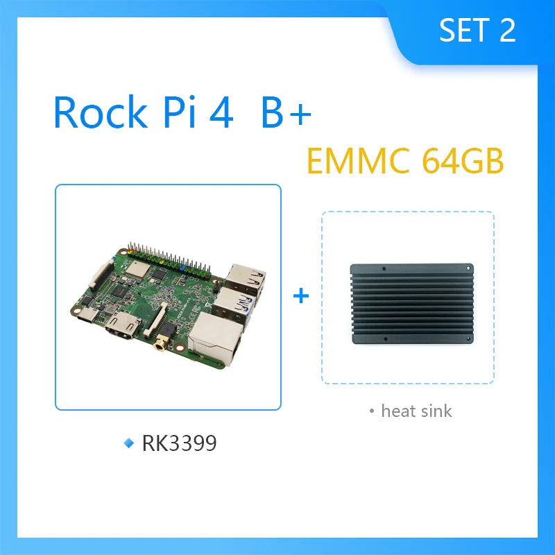 Rock Pi 4B + Rock Pi 4 plus SBC Gets Rockchip OP1 Processor, Emmc Flash Pre-Loaded with Twister OS Armbian