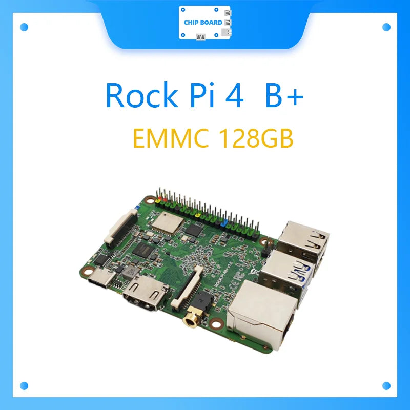 Rock Pi 4B + Rock Pi 4 plus SBC Gets Rockchip OP1 Processor, Emmc Flash Pre-Loaded with Twister OS Armbian