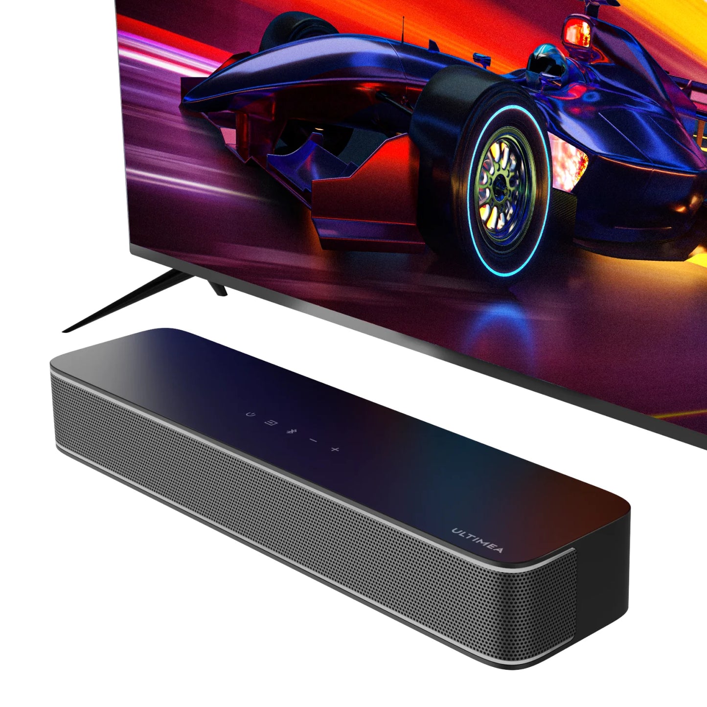 2.1Ch All-In-One Sound Bar for TV with Built-In Subwoofer, Smart APP Control Soundbars, Solo B30