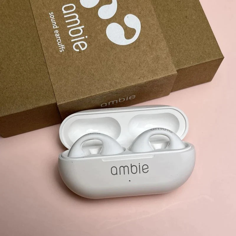 For Ambie Sound Earcuffs 1:1 Ear Earring Wireless Bluetooth Earphones Auriculares Headset TWS Sport Earbuds