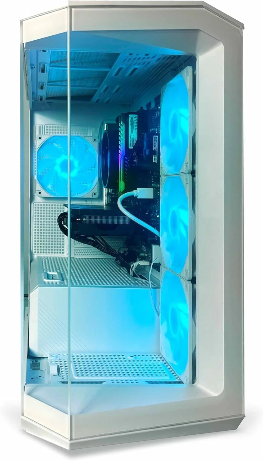 PC Desktop AMD Ryzen 5 5600X 3.7 Ghz, NVIDIA RTX 4060, 1TB NVME SSD, 16GB DDR4 RAM 3600, 650W 80+ PSU, Wi-Fi, Bluetooth, Windows 11 64-Bit, Mouse and Keyboard