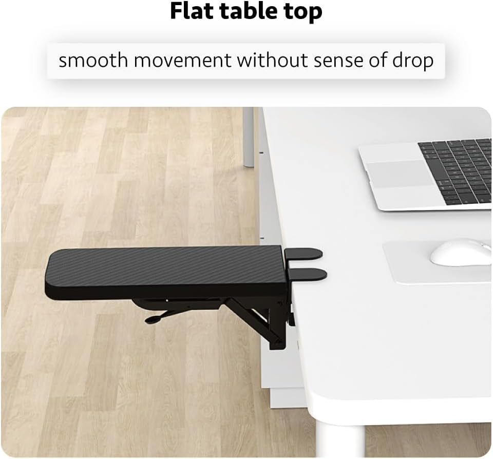 Computer Arm Rest for Desk, Suitable for Office Desks, Sturdy Mouse Arm Support, Computer Desk Extender, Suitable for Home and Office