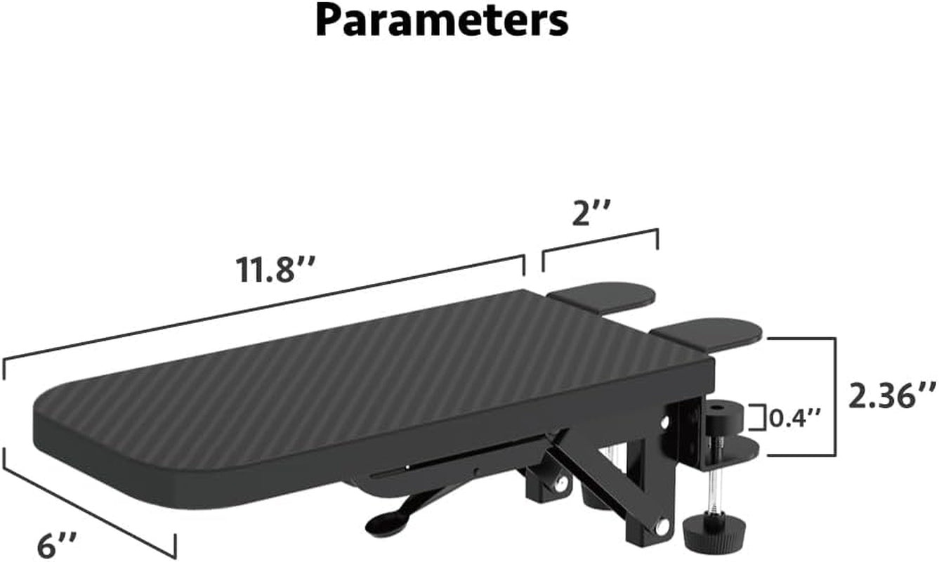 Computer Arm Rest for Desk, Suitable for Office Desks, Sturdy Mouse Arm Support, Computer Desk Extender, Suitable for Home and Office