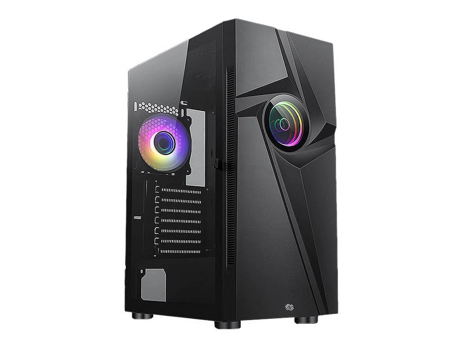 B-Vortex-Rgb Extended ATX Mid Tower, Black