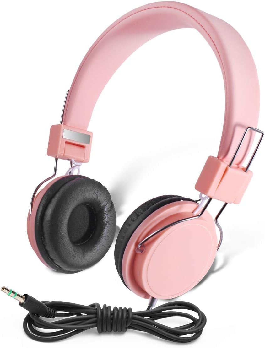 Heavy Duty Classroom Headphones Set for Students - (Kpb-10Mixed) 10 Packs Multi-Colors Kids' Headphones for School, Library, Computers, Children and Adult(No Microphone)