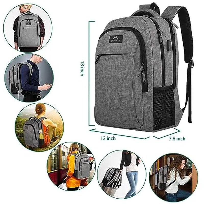 Travel Laptop Backpack, Business anti Theft Slim Durable