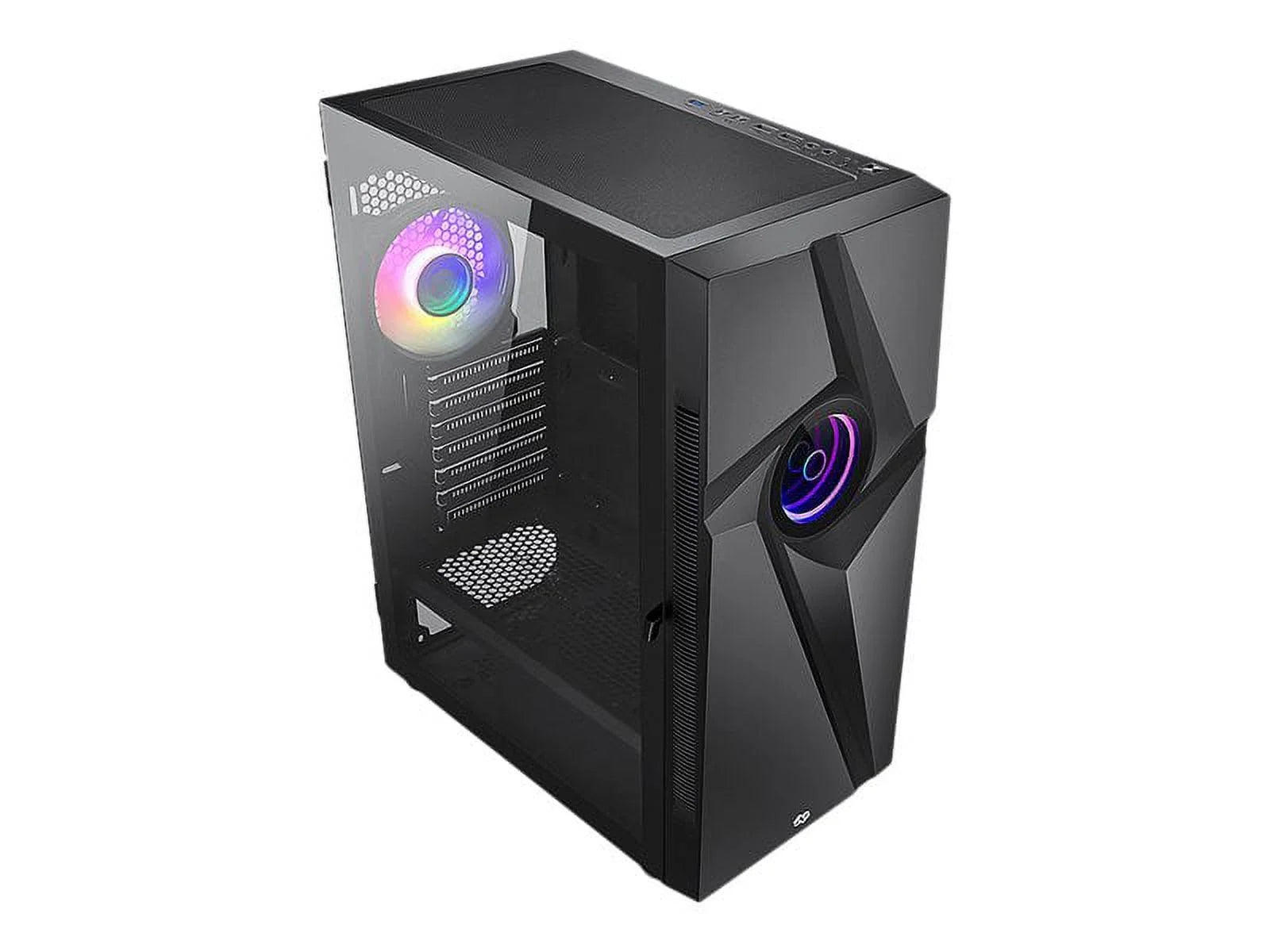 B-Vortex-Rgb Extended ATX Mid Tower, Black