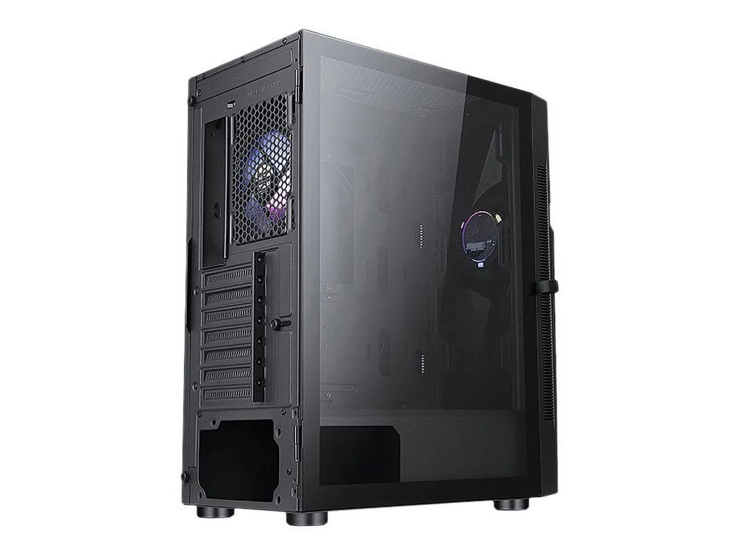 B-Vortex-Rgb Extended ATX Mid Tower, Black